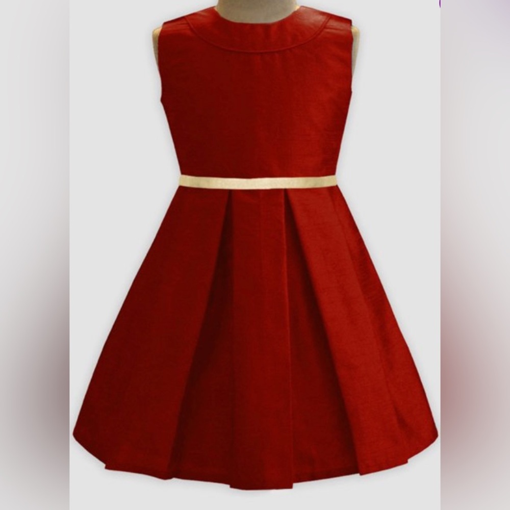 Maroon Audrey fit flare dress